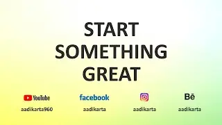 START SOMETHING GREAT #coreldraw #tutorial