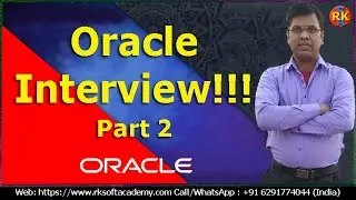 Oracle Interview-part2 | Oracle Interview Tips | Oracle Interview  | Oracle Tutorial