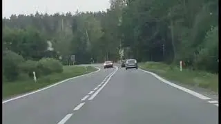Niebezpieczne manewry i wyprzedzanie kierowcy na DK8