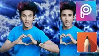How to editing bye Autodesk SketchBook and PicsArt || love boy editing || tutorial || SK editingz ||