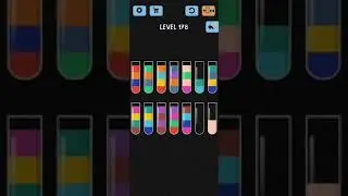 Water Color Sort Level 178 Walkthrough Solution iOS/Android
