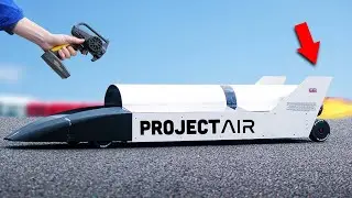 Jet Engine Powered RC Car - Track Test