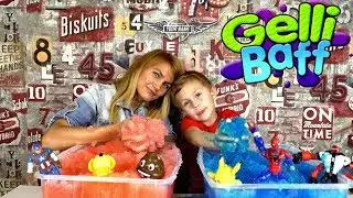 ЧЕЛЛЕНДЖ Джелли бафф Ищем личные вещи/ игрушки в Jelly Baff!  Мистер сын шоу!