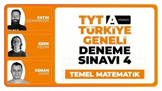 3D Türkiye Geneli Deneme Sınavı 4 - TYT - A Kitapçığı Temel Matematik Soru Çözümleri