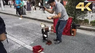 Keren !!! Pengamen Bule Lucu Banget di Ginza  Tokyo - Jepang 銀座 4K