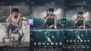 Sony jackson Special  editing Aquaman poster cb editing tutorial in picsArt editing by Nirmal Editor