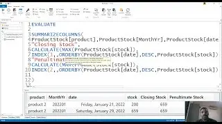 Power BI DAX Tip : Demystifying INDEX Function