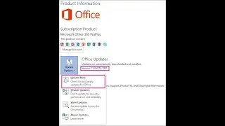 How To Update Office 2019 and 2021