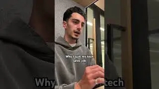 Why I quit my tech sales job