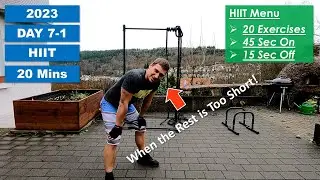 20 Min High Intensity Interval Workout - Get Shreded! [11]
