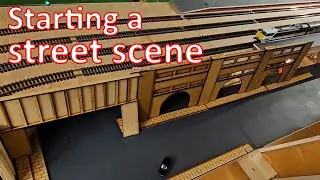 Layout update - starting a street scene and more work on platforms