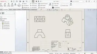 Solidworks drawing 3D to 2D on sheet