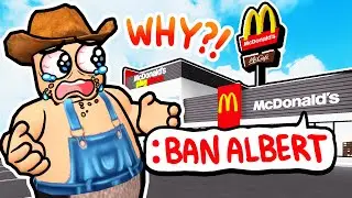 BANNED FROM ROBLOX MCDONALD'S
