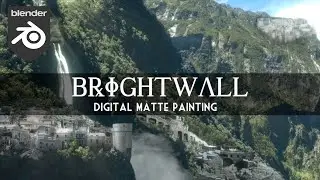 Blender Compositing VFX Tutorial : How to compose a Digital Matte Painting in 2.8 [Eevee]