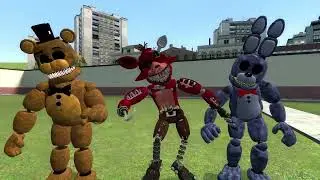 Well then now here comes Sinister Animatronics on 3 Unwithered/Fixed Withered & 1 Withered Foxy