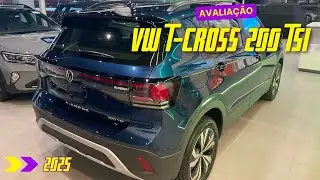 AVALIAÇÃO COMPLETA DO NOVO VW T-CROSS 200 TSI 2025