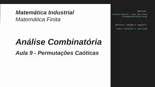 Combinatória 9 - Permutação caótica