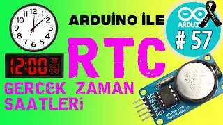 Arduino RTC - Gerçek zaman Saatleri - Alarmlı Saat - DS1307  - DS 1302  - Arduino Dersleri  - 57 -