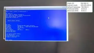 Microsoft Hyper-V Server: Set static IP