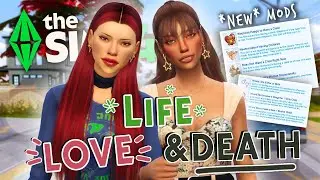 HUGE MAKEOVERS & NEW MODS!! || Sims 4 Love, Life & Death #9