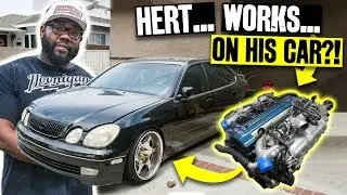 Hert's GS300 Build Goes From “Simple Build” to Full On Swap: 2JZ-GE to Aristo 2JZ-GTE!