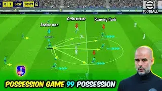 Understanding possession game| Guide Best Formation & Tactics in eFootball 2024 Mobile