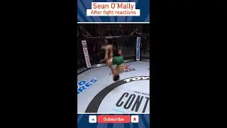 Sean O’Malley after fight reactions. #shorts