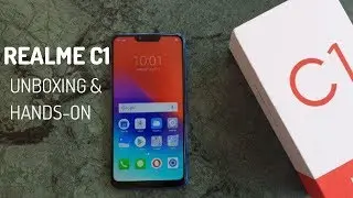 Real me C1 unboxing and quick review