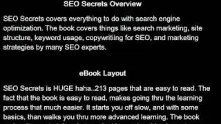 SEO Secrets eBook Review