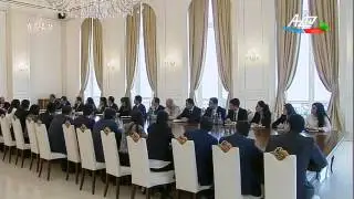 İlham Əliyevin ölkə gənclərinin bir qrupu ilə görüşü 29.01.2016