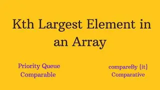 Kth Largest Element in an Array