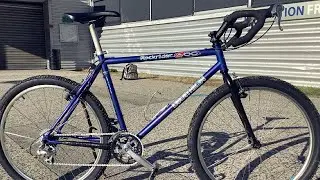 Neo gravel Vintage MTB gravel bike conversion problematics Rockrider 600