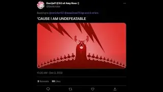 Twitter sings UNDEFEATABLE - Sonic Frontiers