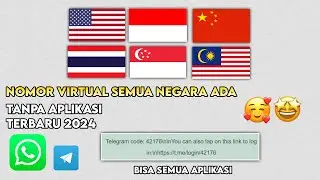 Cara Buat Nomor Virtual Semua Negara - Indo US Malay Terbaru 2024
