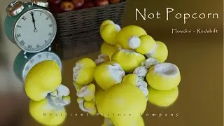 Not Popcorn - Houdini - Redshift