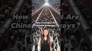 How Crowded Are Chinese Subways? 🚇 #china #chinatravel #publictransport #funny