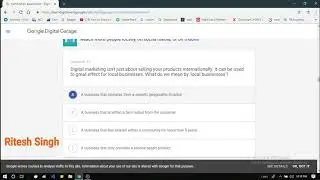 Google Garage Final Exam Answers | Match your Questions from description