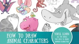 How to draw animal characters