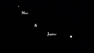 Mars & Jupiter get really close to each other 🌃