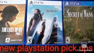 new playstation games picks ups