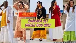 Meesho से ख़रीदे सबसे सस्ता Sharara Set और kurti Set | Under 800 only /-|