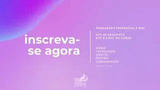 UniCarioca | Vestibular 2024 | Inscrições abertas.