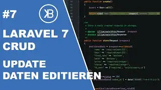 Laravel 7 CRUD Tutorial | #7 Update data in Database