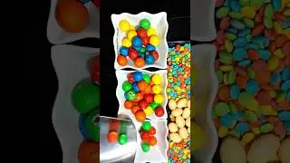 ASMR DROPPING THOUSAND OF M&M CHOCOLATES #asmr  #shorts