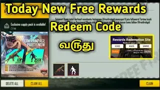 Free Ump Gun Skin Redeem Code Free Fire | Free Emote Redeem code In Tamil