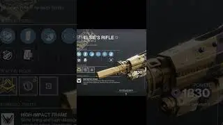 Elsie's Rifle and Origin Trait