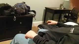 crushing a chair