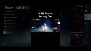 M416 Glacier Maxing Out #shorts #shortvideo #bgmi