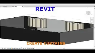 How to create curtains in revit