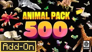 Animal Pack 500+ 1.0 | Minecraft Marketplace Addon | Showcase